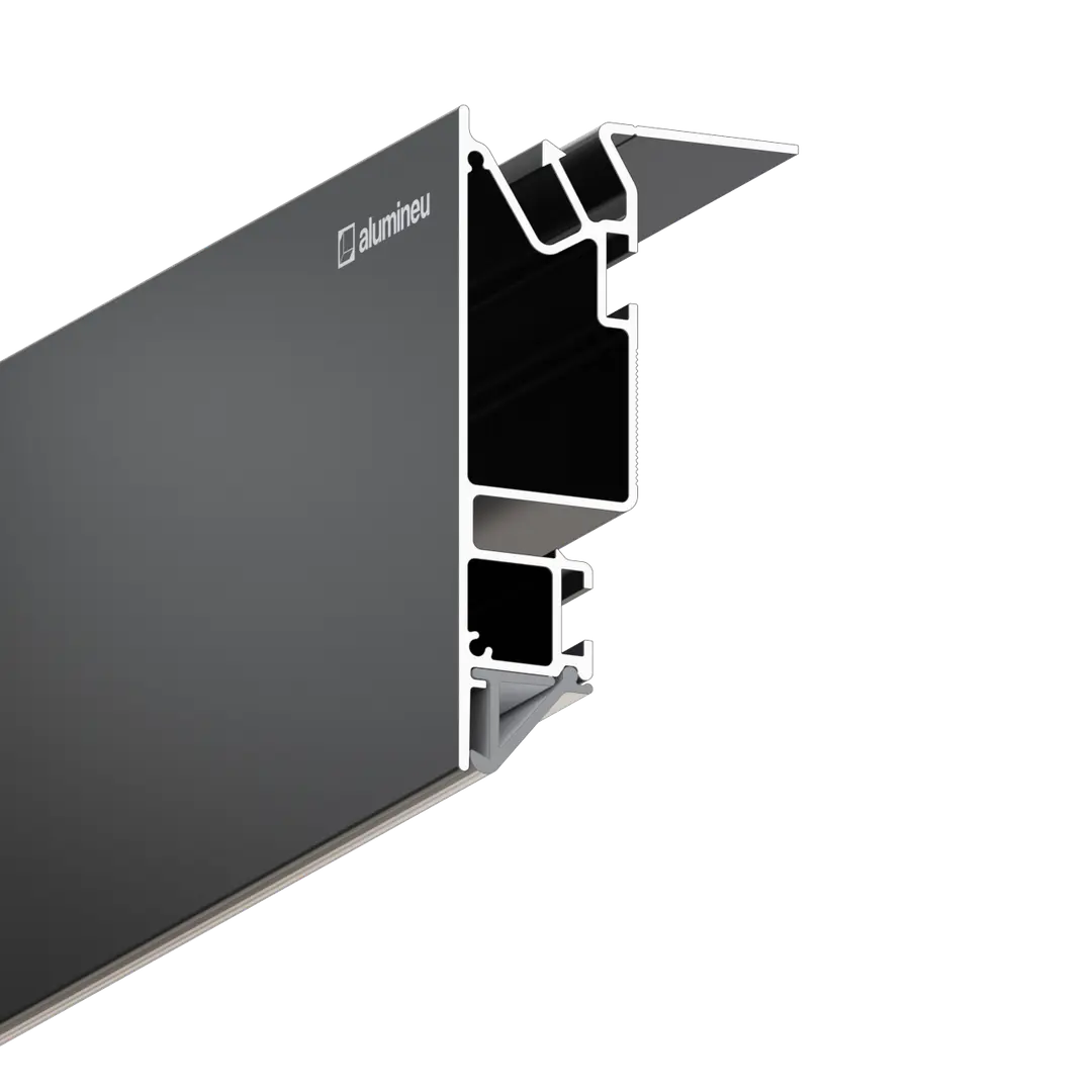 Perfil UNITEXA Z701, Negro mate, vista de detalle