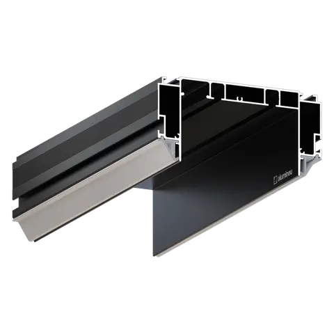 Perfil TISSURE Z405, Negro mate, vista principal