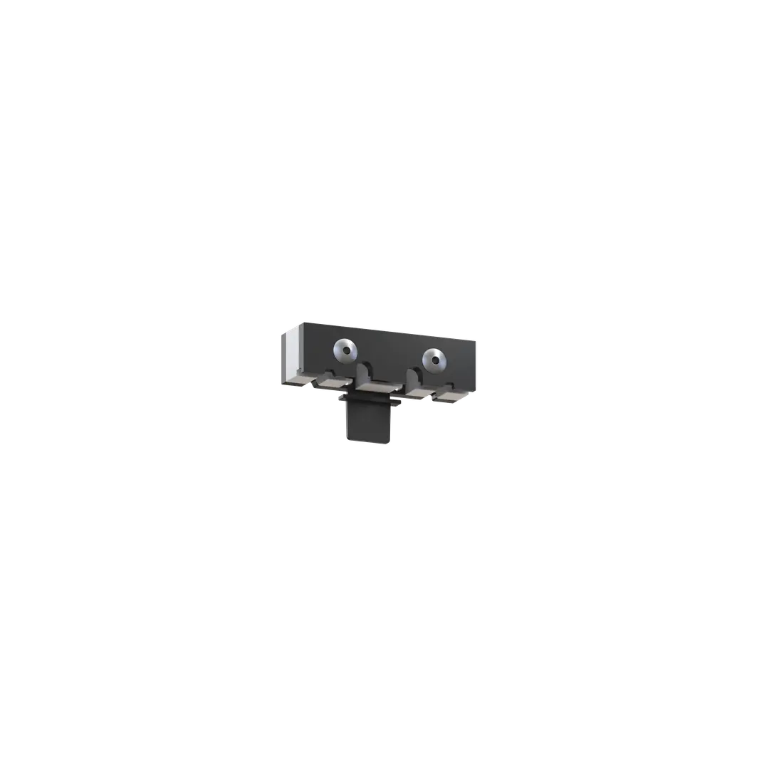 Tapa ENDCAPP Y209, Negro mate, vista de detalle